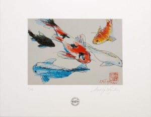 Andrzej Wajda (1926 - 2016), Japońskie karpie koi, 2011