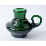 Glass jug - HS Wolomin - Dark green.