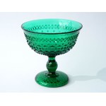 Glass fruitcake , "Roma and buttons" - HSG Ząbkowice - Eryka Trzewik-Drost - Green