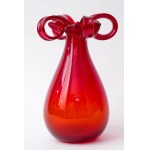 Glass vase - Cracow Glass Institute - Damaged from 1 zl!