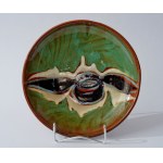 Ceramic decorative platter - Stoneware - Bald Mountain