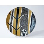 Porcelain decorative platter "Trees" - ZPS Krzysztof - Walbrzych - with tag!
