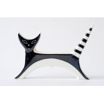 Porcelain figurine , "Cat Lady" - AS Ćmielów - in box - with certificate! - Adam Spała