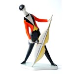Porcelain figurine ,,Cellist