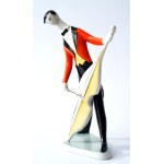 Porcelain figurine ,,Cellist