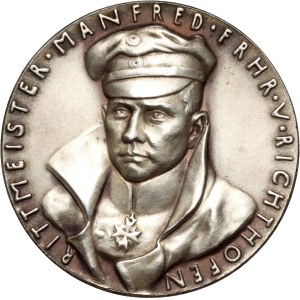 Germany, Medal from 1918, Manfred von Richthofen, Red Baron, wrong date of death and air combat victories, Goetz