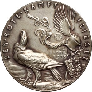 Germany, Medal from 1918, Manfred von Richthofen, Red Baron, wrong date of death and air combat victories, Goetz