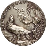 Niemcy, medal z 1918 roku, Manfred von Richthofen, Czerwony Baron, błędna data śmierci i liczba zwycięstw powietrznych, Goetz