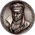 Niemcy, medal z 1918 roku, Manfred von Richthofen, Czerwony Baron, Goetz