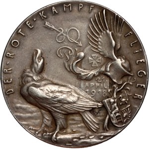 Germany, Medal from 1918, Manfred von Richthofen, Red Baron, Goetz