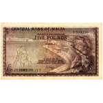 Malta, Elżbieta II, 5 funtów 1967 (ND 1968)