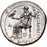 Grecja, Aleksander III Wielki 336-323 p.n.e., tetradrachma, nieokreślona mennica w Cylicji