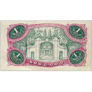 Wolne Miasto Gdańsk, 1000000 marek, 8.08.1923, numeracja 5-cyfrowa ❉