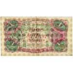 Wolne Miasto Gdańsk, 1000000 marek, 8.08.1923, numeracja 5-cyfrowa ❉