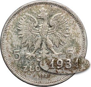 II RP, 5 złotych 1931, Warszawa, Nike