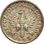 II RP, 2 złote 1925 z kropką, Londyn, Żniwiarka