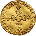 Henryk III Walezy, ecu d'or au soleil 1589 A, Paryż