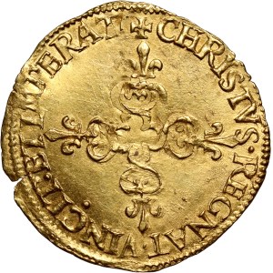 Henryk III Walezy, ecu d'or au soleil 1575 A, Paryż
