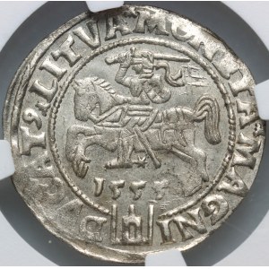 Zygmunt II August, grosz na stopę litewską 1555, Wilno