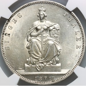 Germany, Prussia, Wilhelm I, Thaler (Siegestaler) 1871 A, Berlin