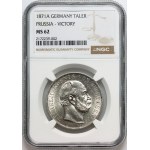 Germany, Prussia, Wilhelm I, Thaler (Siegestaler) 1871 A, Berlin