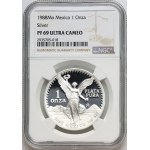 Mexico, 1 Onza 1988, Libertad, 1 Oz silver, PROOF