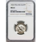 II RP, 1 złoty 1925, Londyn, Żniwiarka