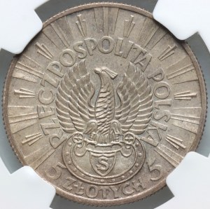 II RP, 5 złotych 1934, Warszawa, Józef Piłsudski, Orzeł Strzelecki, PRÓBA