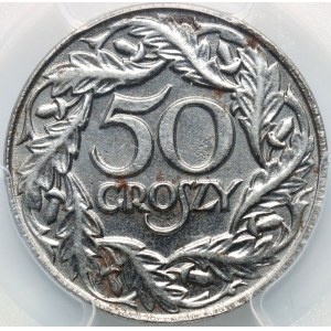 Generalne Gubernatorstwo, 50 groszy 1938, Warszawa, żelazo