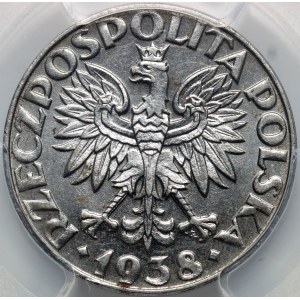 Generalne Gubernatorstwo, 50 groszy 1938, Warszawa, żelazo