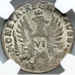 Russia, coins minted for Prussia, Elizabeth I, 6 Groschen 1759, Königsberg