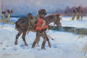 Jerzy Kossak, Strzelec konny w drodze, 1930 r.