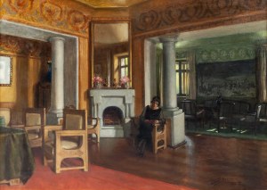 Stanisław Sawiczewski, Popołudnie w dworku, 1923 r.