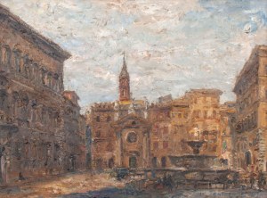 Włodzimierz Zakrzewski, Piazza Farnese - Rzym, 1964 r.