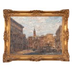 Włodzimierz Zakrzewski, Piazza Farnese - Rome, 1964.