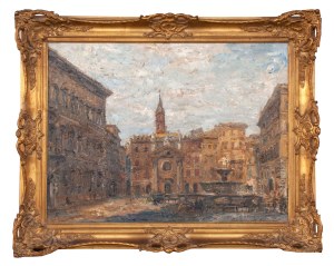 Włodzimierz Zakrzewski, Piazza Farnese - Rzym, 1964 r.
