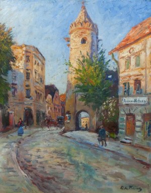 Richard Kant, Brama Kłodzka w Paczkowie, ok. 1920 r.