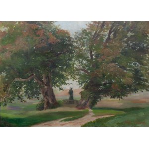 Hugo Ruzek, Landscape with a shrine