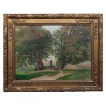 Hugo Ruzek, Landscape with a shrine