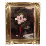 Boleslaw Czedekowski, Still life with roses, 1915.