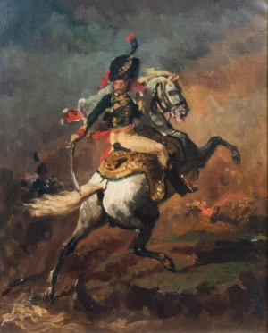 Atr. Piotr Michałowski, Oficer szaserów, XIX w.