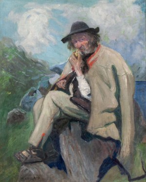 Max Hanemann, Góral palący fajkę
