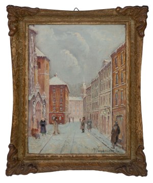 Wacław Farjaszewski, Stare Miasto w Warszawie zimą