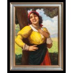 Béla Iványi Grünwald, Ragazza con sigaretta, 1935.
