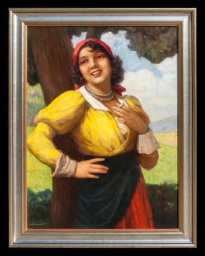 Béla Iványi Grünwald, Dziewczyna z papierosem, 1935 r.