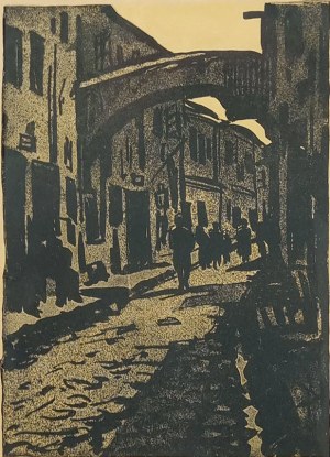Józef Tom, Uliczka, 1948 r.