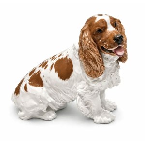 Atr. Erich Hösel, Cocker spaniel, Meissen, 1924-1934