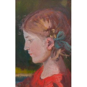 Waclaw Chodkowski, Ritratto di ragazza, 1920.