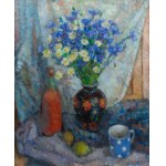 Jan Książek, Martwa natura z kwiatami, 1947 r.