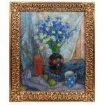 Jan Książek, Still life with flowers, 1947.